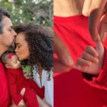 Lucy Ramos e o retrato da ternura: Atriz celebra a nova maternidade com amor e serenidade